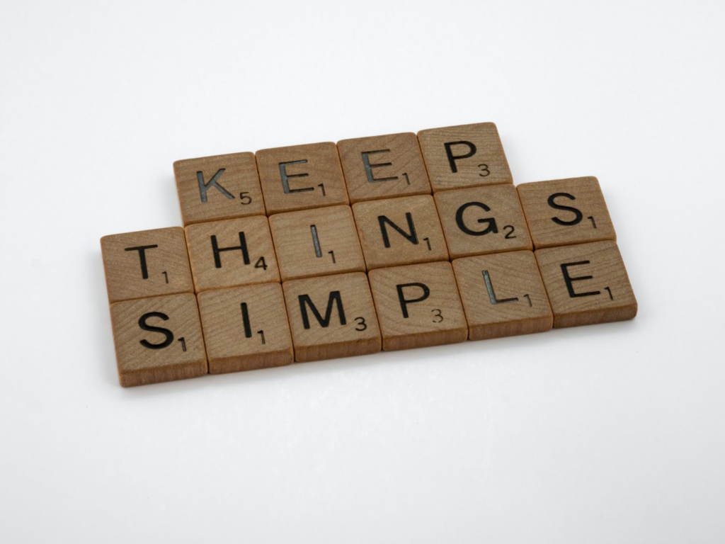 Keep things simple blocks featured in the article - Resilience Unleashed: Overcoming Life's Challenges on healthy and better living