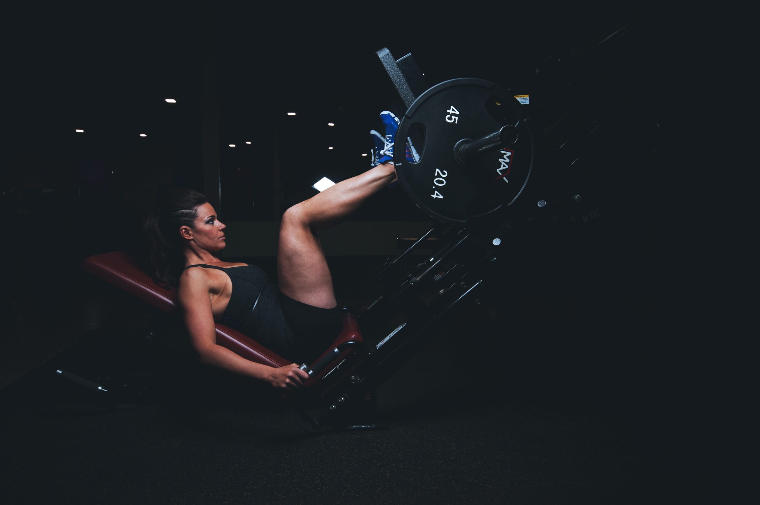 A featured image of women leg pressing for a post on exercise for strong legs from Healthy and better living